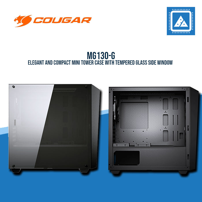 COUGAR CASE MG130 G / MINI-TOWER / TEMPERED GLASS COUGAR CASE MG130 G / MINI-TOWER / TEMPERED GLASS
